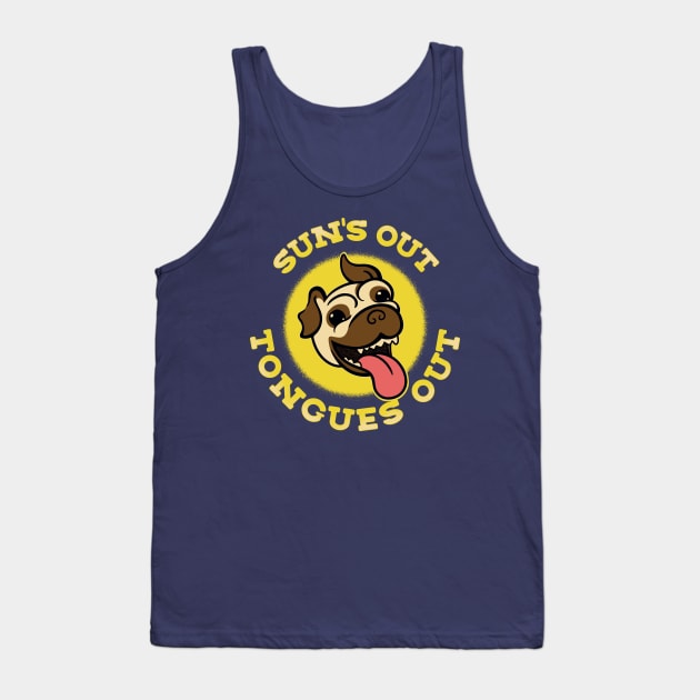 Sun's Out Tongues Out Tank Top by DCLawrenceUK